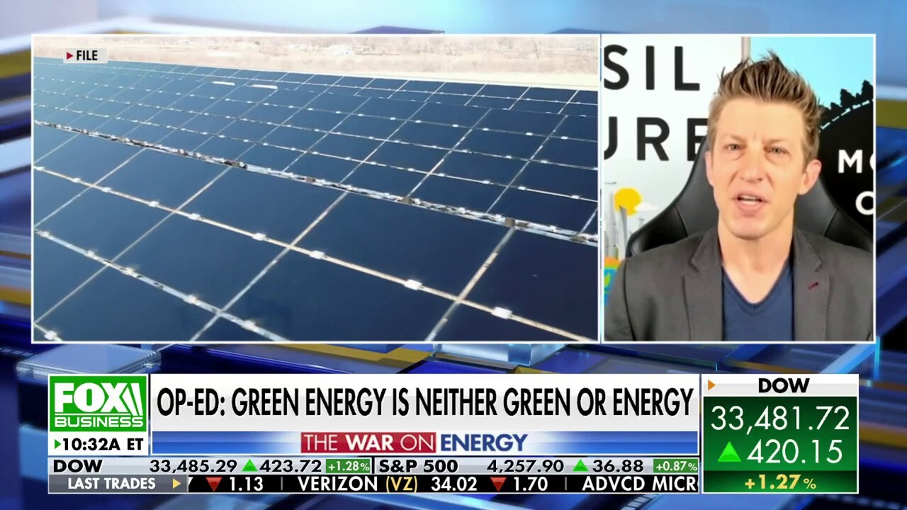Center for Industrial Progress founder Alex Epstein argues solar and wind are unreliable energy sources that drain the broader grid of power on 'Varney & Co.'