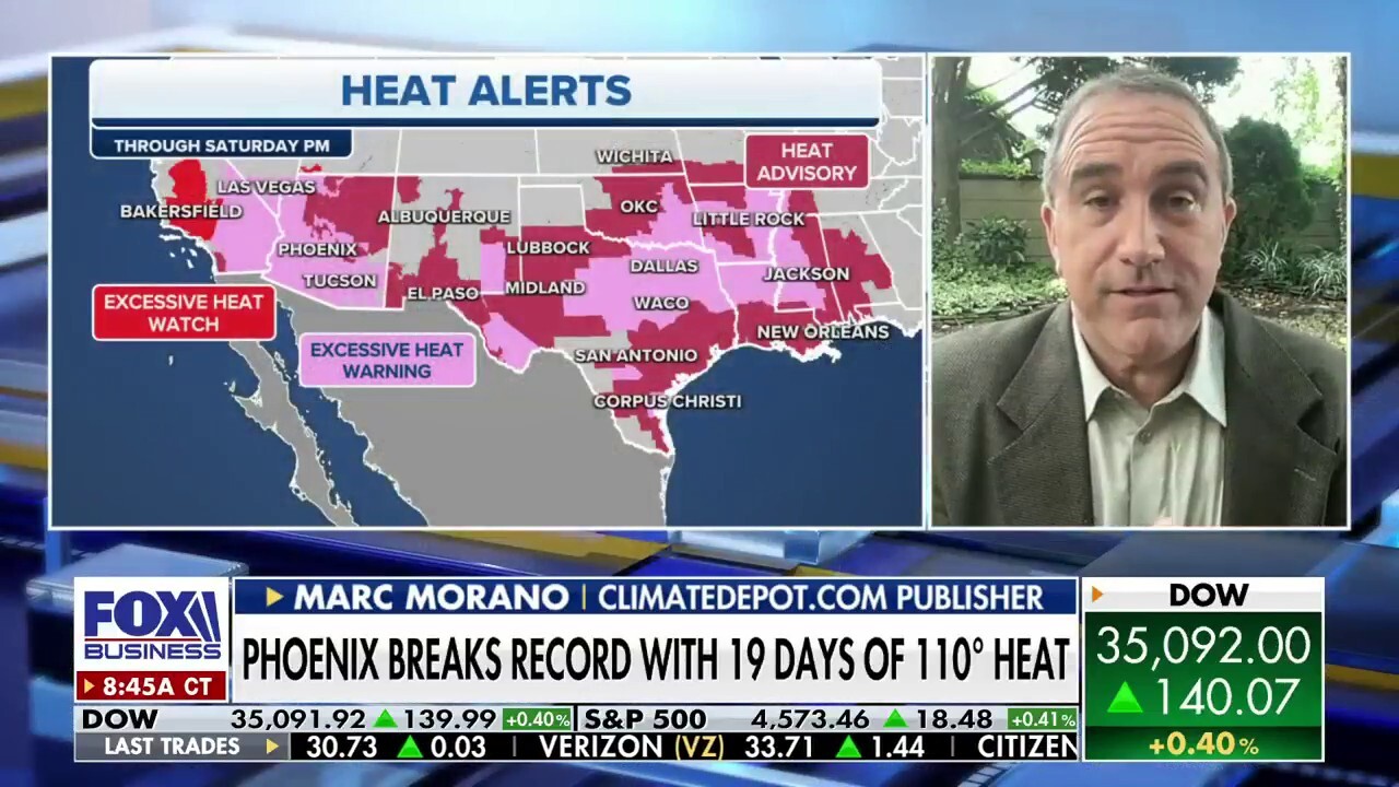 ClimateDepot.com publisher Marc Morano argues mainstream media is skewing temperature data to make it an issue on climate change on ‘Varney & Co.’