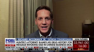 Biden family investigation must go 'all the way': Rep. Richard McCormick - Fox Business Video