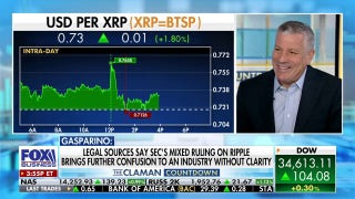 Crypto world celebrates ruling that secondary XRP sales are not securities - Fox Business Video