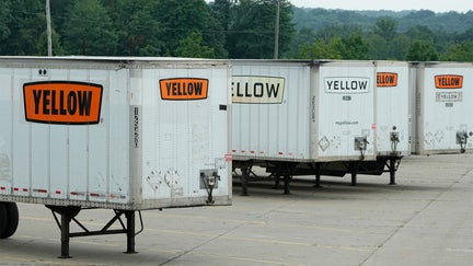 Yellow Corp. trailers are pictured at a YRC Freight facility Friday, July 28, 2023, in Richfield, Ohio. 